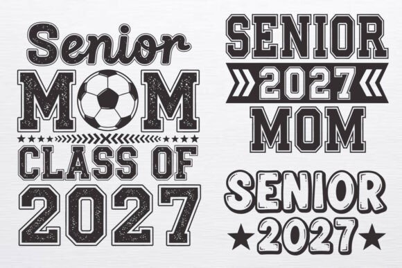 Class of 2027 Senior Mom Graduation SVG: A Versatile Graphic Design Asset for Crafts and Creative Brands