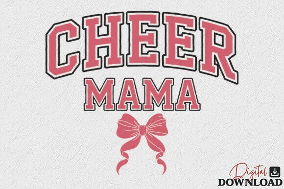 Coquette Cheer Mama SVG: A Versatile Graphics Asset for Content Creators