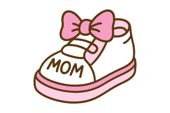 Cute Mom Shoe SVG: A Versatile Graphic Design Asset for Crafts and Marketing
