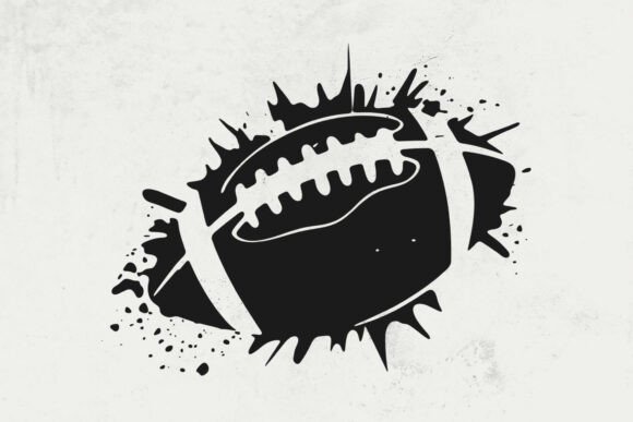 Football Splats SVG: A Versatile Graphic for Crafts and Handmade Projects