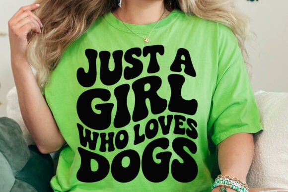 Just a Girl Who Loves Dogs SVG: A Graphics Asset for Creative Publishers