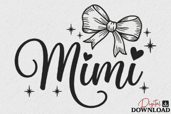 Mimi Coquette SVG Mom Mama Mother’s Day: A Design Asset for Creative Branding and Marketing