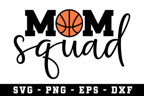 Mom Squad SVG Cut File: A Versatile Graphic Design Asset for Crafts and Creative Publishing