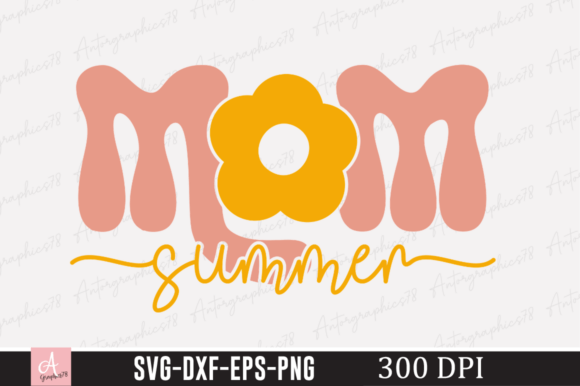 Mom Summer SVG Design: A Versatile Embroidery File for Warm-Weather Projects