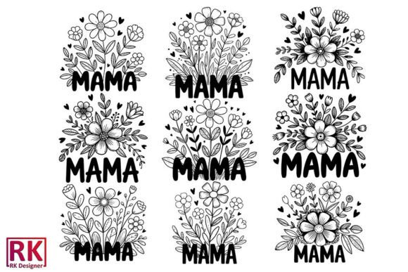 Mother’s Day SVG Design Bundle for Crafts and Graphics