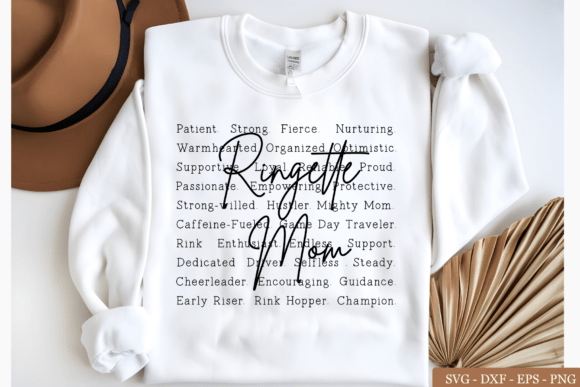 Ringette Mom Words Png Svg: A Graphics Asset for Creative Craft Projects