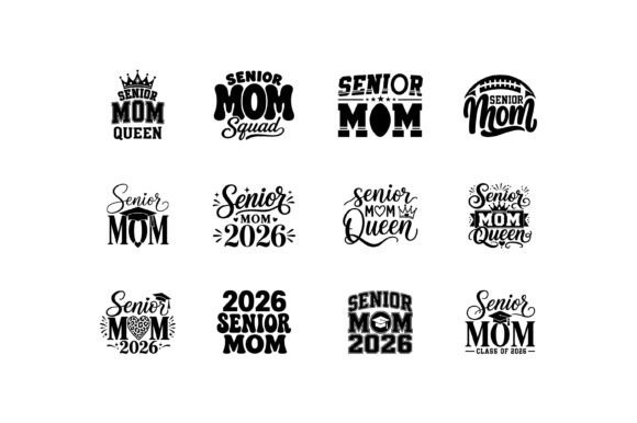 Senior Mom 2026 SVG Bundle: A Versatile Graphic Design Asset for Content Creators