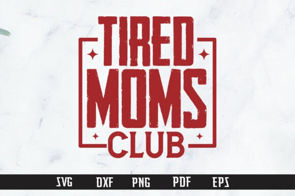 Trendy Retro Mom SVG for Real Embroidery Projects