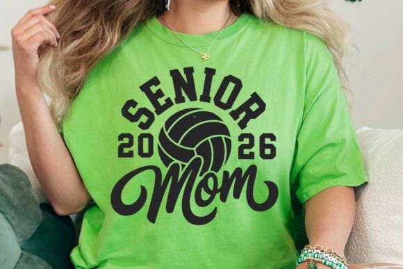 Volleyball Mom 2026 SVG, Senior Night: A Graphics & Crafts Asset for Content Creators