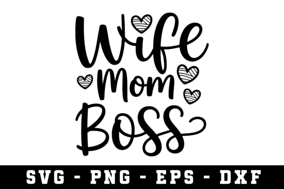 Wife Mom Boss SVG Cut File Review for Real Embroidery Projects